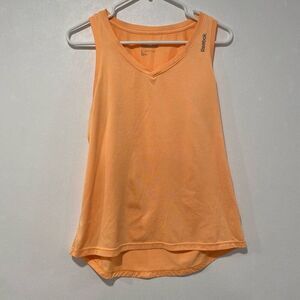 Reebok Peach Orange Racerback Tank Top – Size L